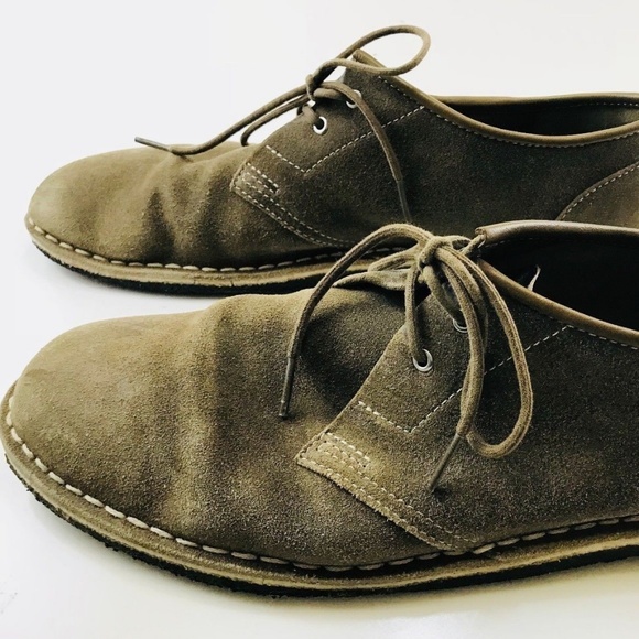 Clarks Original Used Mens Suede Distressed Oxford